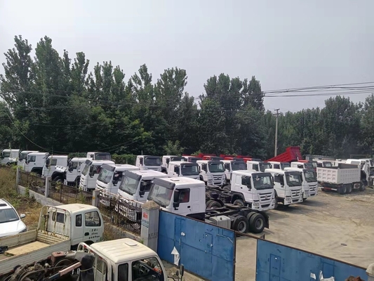 10 চাকা ব্যবহৃত ট্র্যাক্টর ট্রাক HOWO ট্রাক হেড 376-420HP টিউবলেস টায়ার ডিজাইন সহ