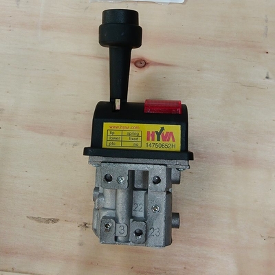 HOWO 371HP ডাম্প ট্রাক হাইড্রোলিক ম্যানুয়াল এয়ার কন্ট্রোল ভালভ 14750652h ওয়েচাই ইঞ্জিন সহ
