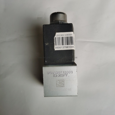 Wg9100710008 পার্ট নম্বর 100% পরীক্ষিত স্ট্যান্ডার্ড সিনোট্রাক HOWO সোলিনয়েড ভালভ ডাবল প্লাগ