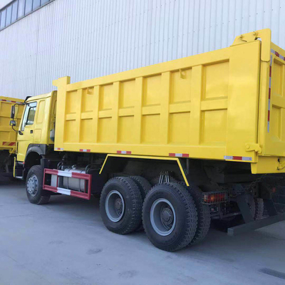 টিউবলেস টায়ার এবং HOWO 6X4 30tons আপনার সুবিধার জন্য ব্যবহৃত নির্মাণ ডাম্প ট্রাক