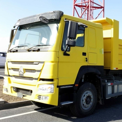টিউবলেস টায়ার এবং HOWO 6X4 30tons আপনার সুবিধার জন্য ব্যবহৃত নির্মাণ ডাম্প ট্রাক