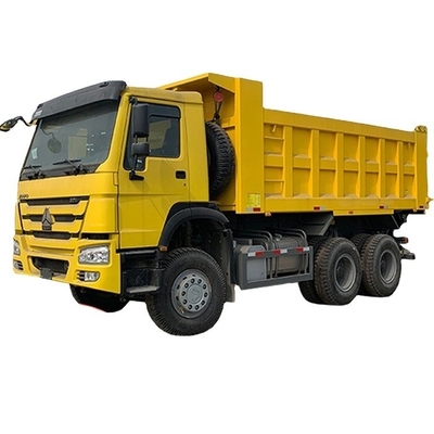 সিনোট্রুক 10 হুইল 6X4 371HP এবং টিউবলেস টায়ার ডিজাইনের সাথে ব্যবহৃত HOWO ডাম্প ট্রাক