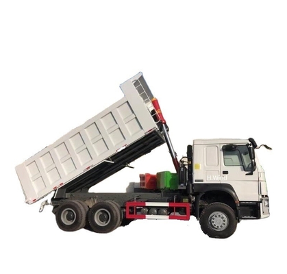 সিনোট্রুক 10 হুইল 6X4 371HP এবং টিউবলেস টায়ার ডিজাইনের সাথে ব্যবহৃত HOWO ডাম্প ট্রাক