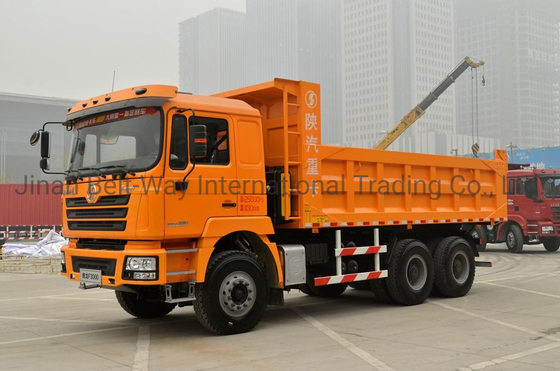 ব্যবহৃত শ্যাকম্যান ট্রাক 350HP শ্যাকম্যান F3000 ইউরো 2 নির্গমন মান সঙ্গে 25 টন ডাম্প ট্রাক