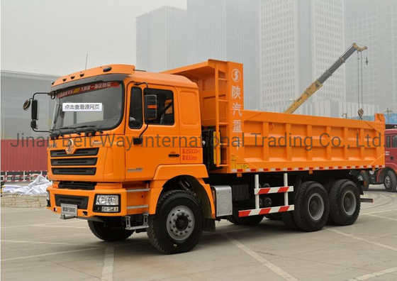 ব্যবহৃত শ্যাকম্যান ট্রাক 350HP শ্যাকম্যান F3000 ইউরো 2 নির্গমন মান সঙ্গে 25 টন ডাম্প ট্রাক