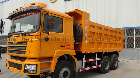 ব্যবহৃত শ্যাকম্যান ট্রাক 350HP শ্যাকম্যান F3000 ইউরো 2 নির্গমন মান সঙ্গে 25 টন ডাম্প ট্রাক