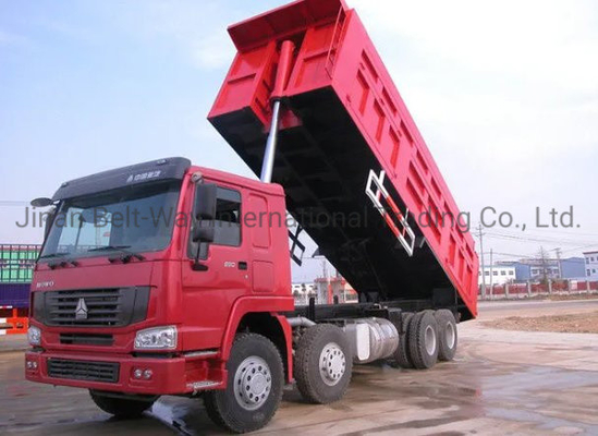 351-450hp HOWO 6X4 16 20 ঘন মিটার 10 টিউবলেস টায়ার ডিজাইনের সাথে হুইল ট্যাপার ট্রাক