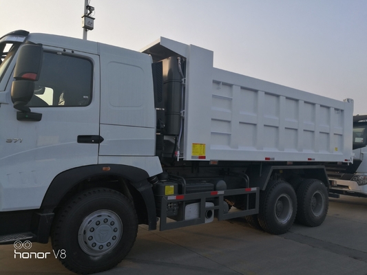 টায়ার ডিজাইন টিউবলেস সিনট্রুক HOWO 371HP ম্যানুয়াল ট্রান্সমিশন কার্গো ট্যাপার ডাম্প ট্রাক