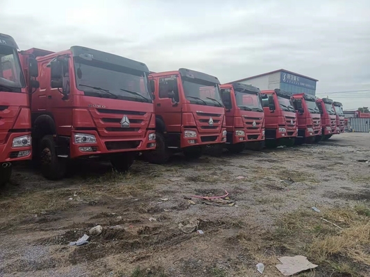 টিউবলেস টায়ার ডিজাইন সিনোট্রুক HOWO 336-380HP ডাম্প ট্রাক 351-450hp সঙ্গে