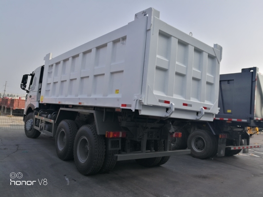 HOWO 6X4 টিপার ট্রাক 20 ঘন মিটার ইঞ্জিন ক্ষমতা এবং ইউরো 2 নির্গমন মান