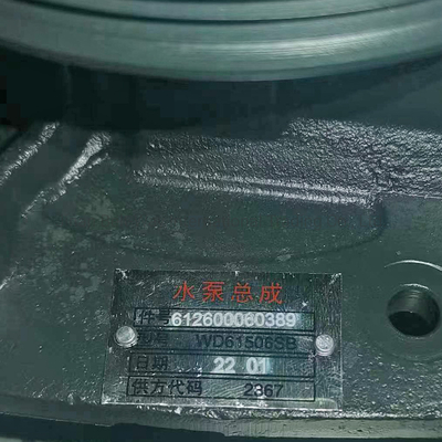সিনোট্রাকের জন্য ওয়াটার পাম্প 612600060389 HOWO Shacman FAW Dongfeng মূল খুচরা যন্ত্রাংশ