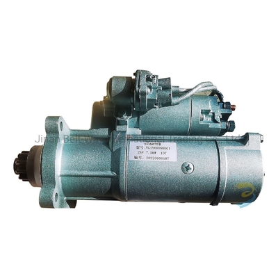সিনোট্রুক HOWO 10 দাঁত 24V স্টার্টার Vg1560090001 গিয়ারবক্স ট্রান্সমিশন সিস্টেমের অংশগুলির জন্য