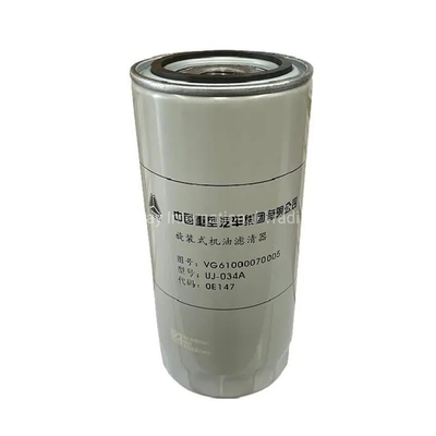 প্রধান বাজার দক্ষিণ এশিয়া Vg61000070005 সিএনএইচটিসি সিনো HOWO 371HP এর জন্য ডাম্প ট্রাক তেল ফিল্টার